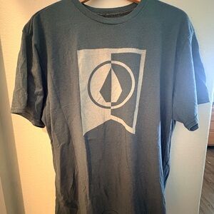 Volcom Teal Graphic Short Sleeve Tee